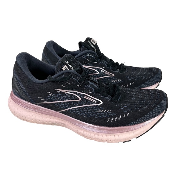 Brooks Shoes - BROOKS GLYCERIN 19 Black Gray Pink DNA LOFT Sneakers Running Gym Shoes sz 10.5 W